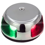   Lumină LED verde-roșu 225° orizontal în carcasă metalică