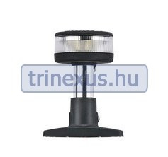 Lumină albă rotundă cu 6 LED-uri, cu bază, carcasă neagră EVA