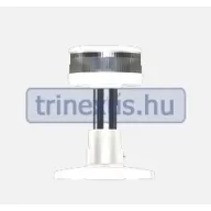   Lumină rotundă albă cu 6 LED-uri, cu bază, în carcasă EVA albă