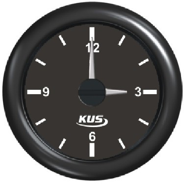 Ceas KUS inox-negru EVA
