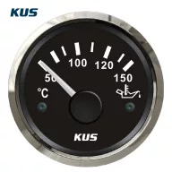 Indicator de temperatură a uleiului KUS inox-negru EVA