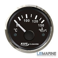 Indicator de temperatură a uleiului KUS inox-negru EVA