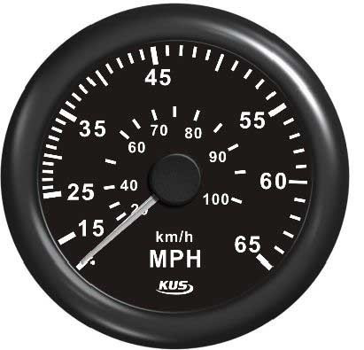 Vitezometru KUS 55 MPH negru EVA
