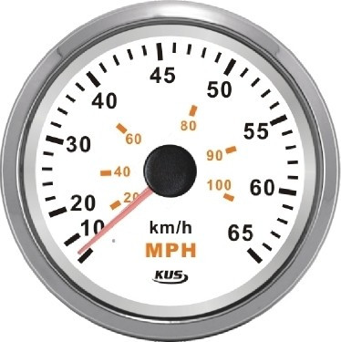 Vitezometru KUS 55 MPH inox-negru EVA