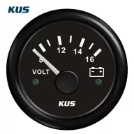 Voltmetru KUS 8-16 V negru EVA