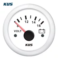 Voltmetru KUS 8-16 V alb EVA