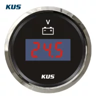 Voltmetru digital KUS 8-32 V inox-negru EVA