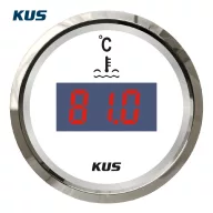 Indicator digital al temperaturii apei KUS inox-alb EVA