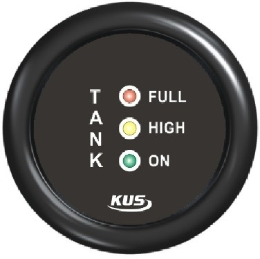 Indicator de combustibil LED KUS negru EVA