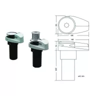 Electric ancoră troliu vertical 1100 W EVA