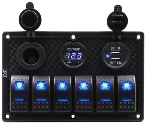 Switchboard 6 unități USB brichetă DAW