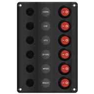 Tablou de distribuție cu 6 LED-uri single Wave EVA