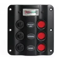   Tablou de distribuție cu contor de tensiune 3 single Wave led EVA