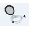 Hajóablak kerek üveggel fehér 265 / 197 mm inox szerelvényekkel EVA
