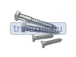 Șurub 4 hexagonal jumătate filet inox 6 x 60 mm bl. EVA