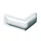 Apărătoare pentru docuri cu colțuri 25x25x10 cm alb GFN