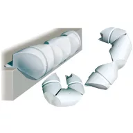 Dockfender cu margine curbată 100x20 cm alb GFN