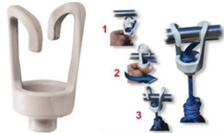 Clemă de protecție pentru șină de 22 mm GFN