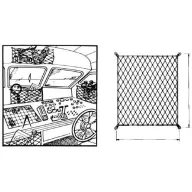 Plasă de depozitare suspendată 30x20 cm EVA