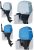 Acoperire motor prelata profesional 15-20 HP albastru GFN