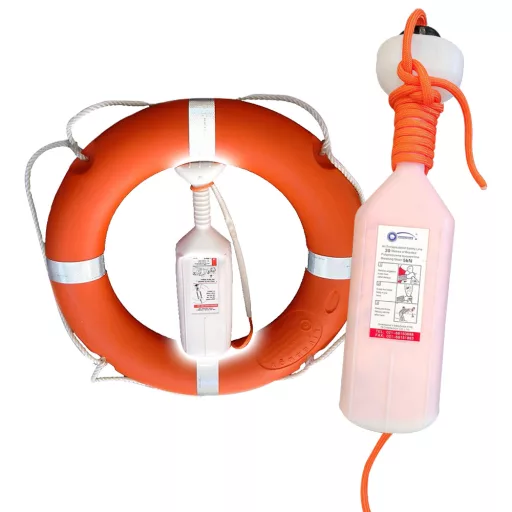 Inel de salvare cu suport pentru frânghie 70 -75 cm EVA