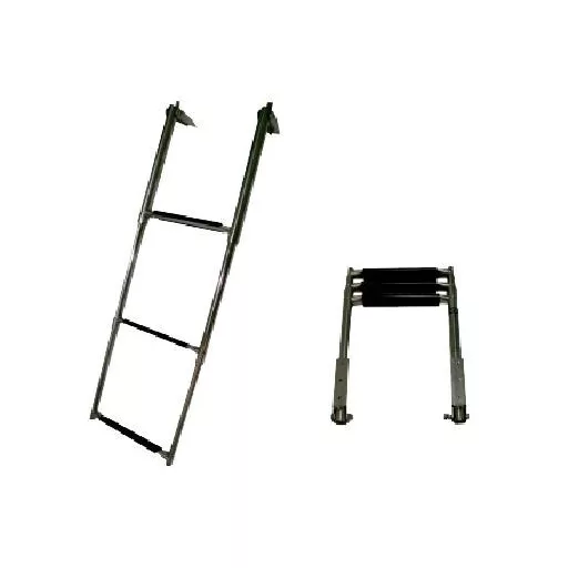 Scară de păr din metal inoxidabil 2 grade extensibil EVA