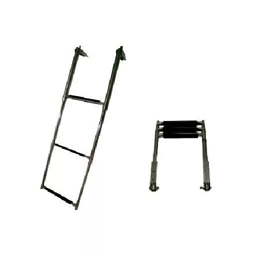 Scară de păr din metal inoxidabil 2 grade extensibil EVA
