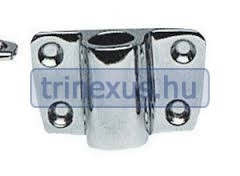 Evezővilla talp oldalra inox 12 mm ALL