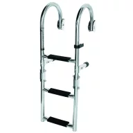 Scară de păr cu 3 grade inox balustradă 67x25 cm EVA