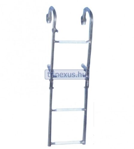 Scară de păr cu 3 grade inox balustradă 67x25 cm EVA