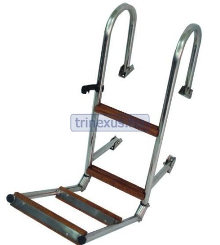 Scară de păr cu balustradă metalică de 4 grade 110 cm EVA
