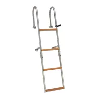   Scară de păr cu balustradă metalică de 4 grade 110 cm EVA