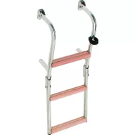 Scară de păr 4 grade metal teak 86x26cm EVA