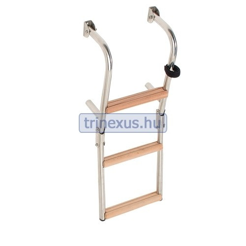 Scară de păr 4 grade metal teak 86x26cm EVA