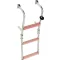 Scară de păr 4 grade metal teak 86x26cm EVA