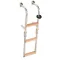 Scară de păr 4 grade metal teak 86x19cm EVA