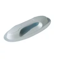 Lingură de cauciuc mâner plat pvc negru 253x105mm GFN
