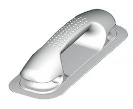 Cauciuc găleată mâner cauciuc negru 260x95mm GFN