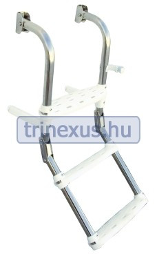 Scară de păr 4 grade inox-placă 86x30 cm EVA