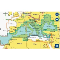   Navionics+ Dunăre, Lacul Balaton, Lacul Veneția, Marea Adriatică, Marea Mediterană ALL