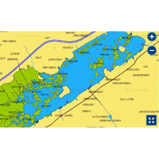 Navionics+ Dunăre, Lacul Balaton, Lacul Veneția, Marea Adriatică, Marea Mediterană ALL