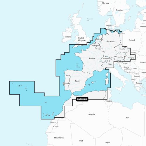 Navionics+ Europa Centrală și de Vest (EU646L)
