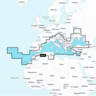 Navionics+ Marea Mediterană și Marea Neagră (EU643L)