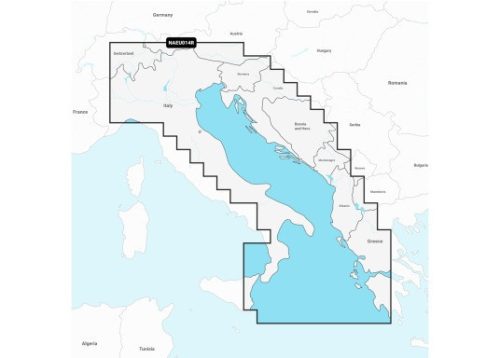 Navionics Platinum+ Italia și Marea Adriatică (EU014R)