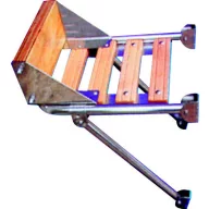 Platformă cu suport pentru motor inox-teak EVA