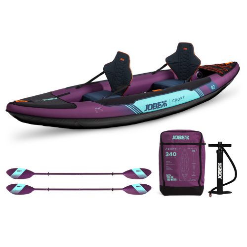 Jobe Croft Pachet de caiac gonflabil Sunset Purple
