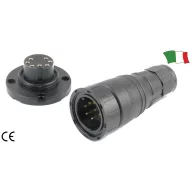 Conector electric 6 poli rezistent la apă GFN