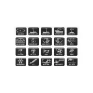 Autocolant pentru tabloul de distribuție 20 buc/set GFN