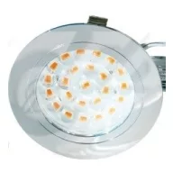 Cablu de lumină încastrată 24 led crom GFN