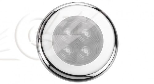 Cablu de lumină încastrată 4 led metal și plastic alb GFN